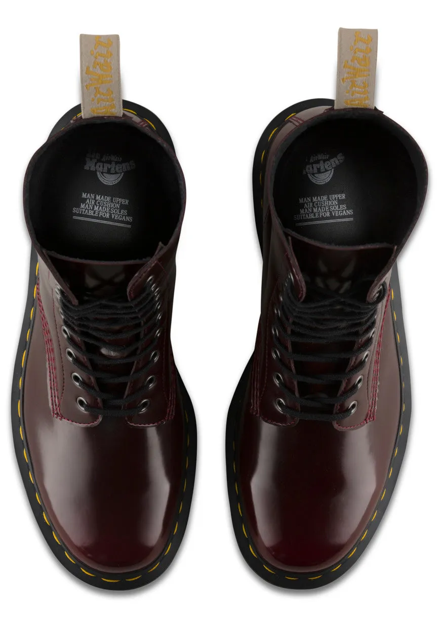 1490 Vegan Cherry Red Oxford Rub Off Boot