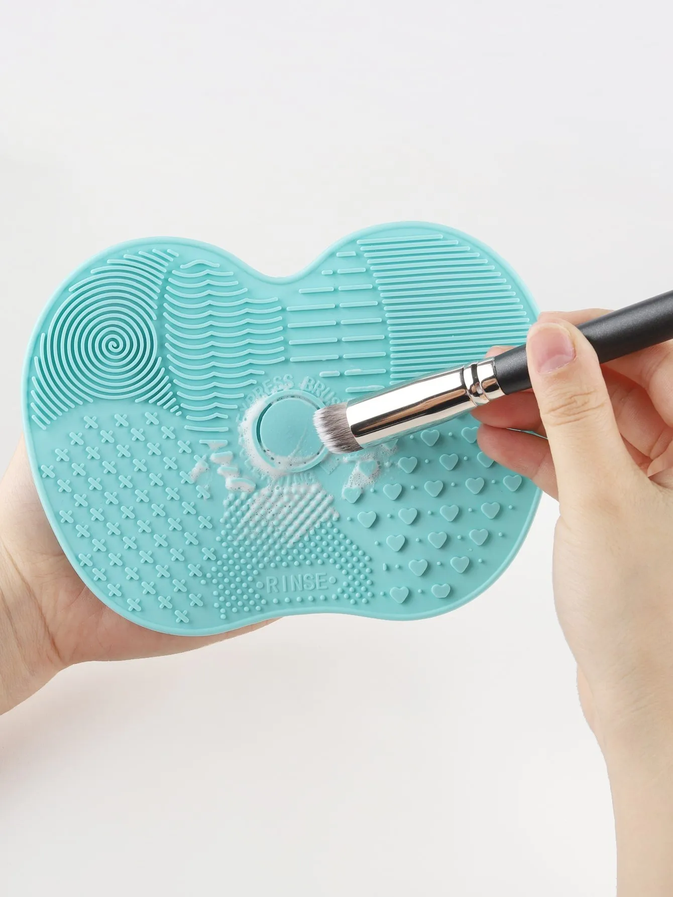 1pc Apple Shaped Makeup Brush Cleaning Tool