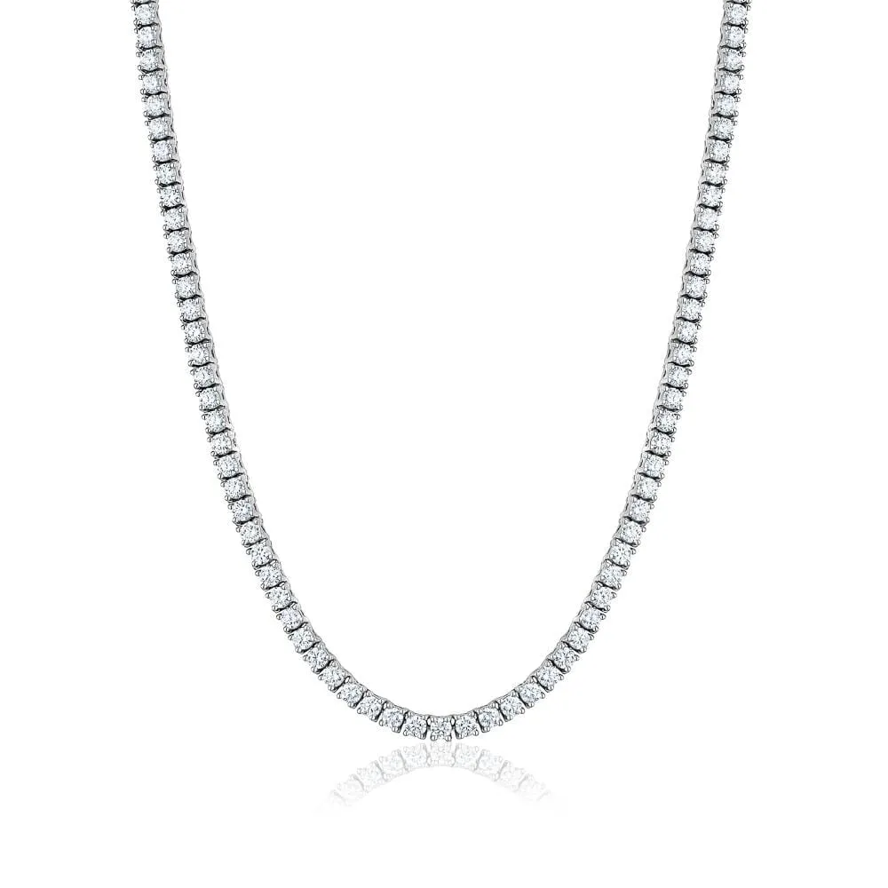 4 Prong Diamond Eternity Necklace (4.62ctw)