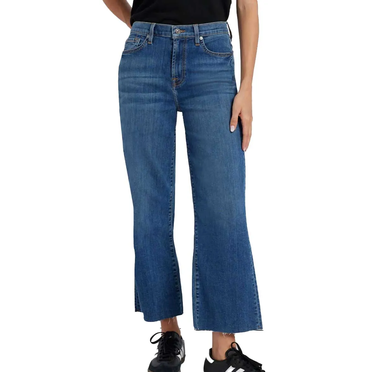 7 For All Mankind Women's Alexa Cropped Jeans - Meisa