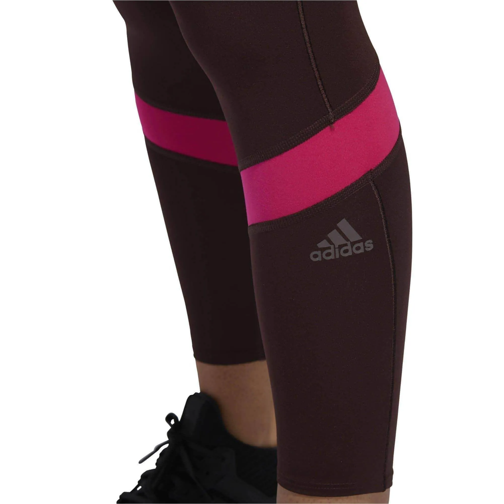 adidas How We Do Womens 7/8 Running Tights - Red