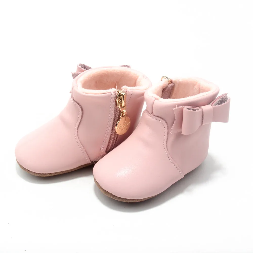 Ankle Boots - Baby Pink