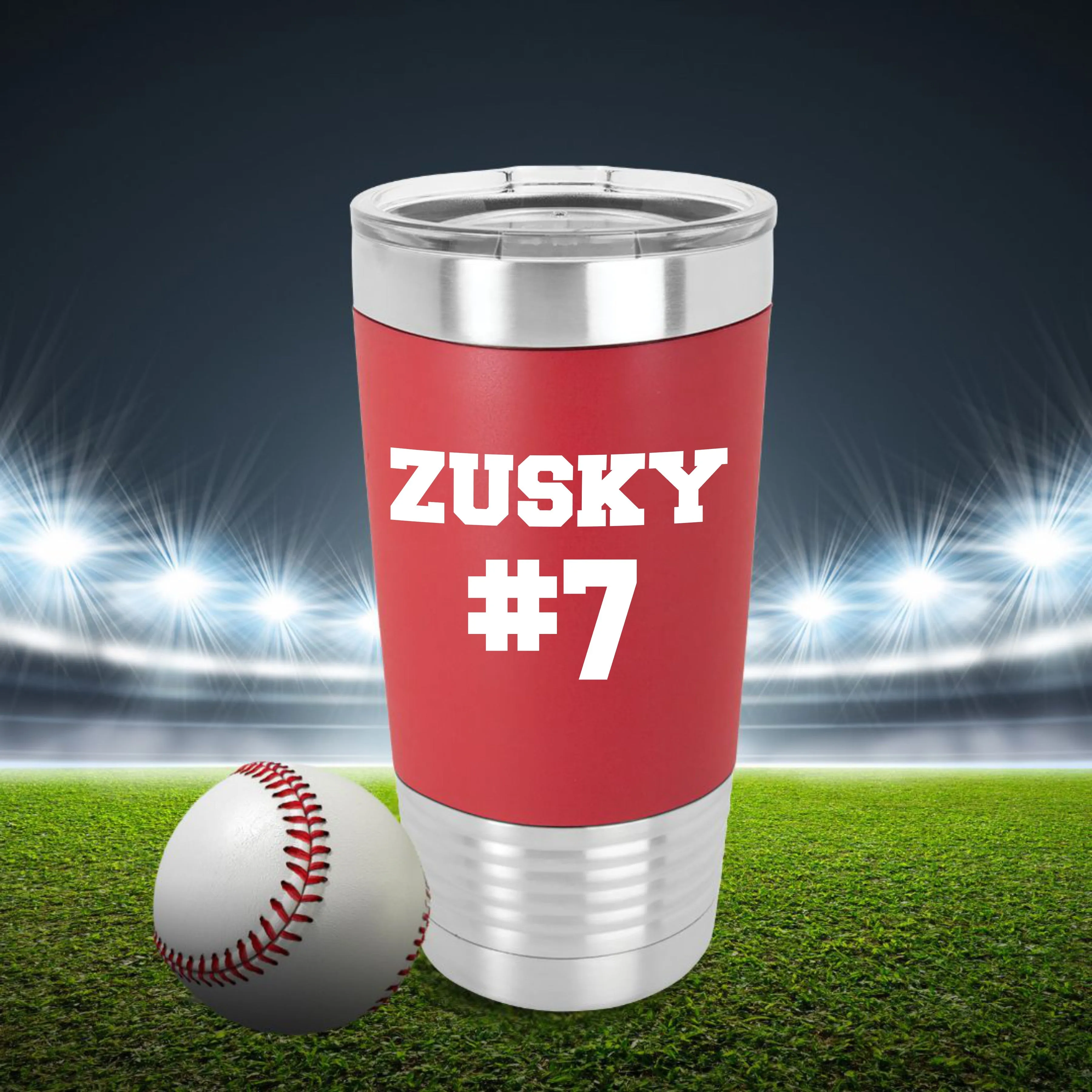 Baseball Mom Laser Engraved Tumbler | Personalized Stainless Steel Tumblers