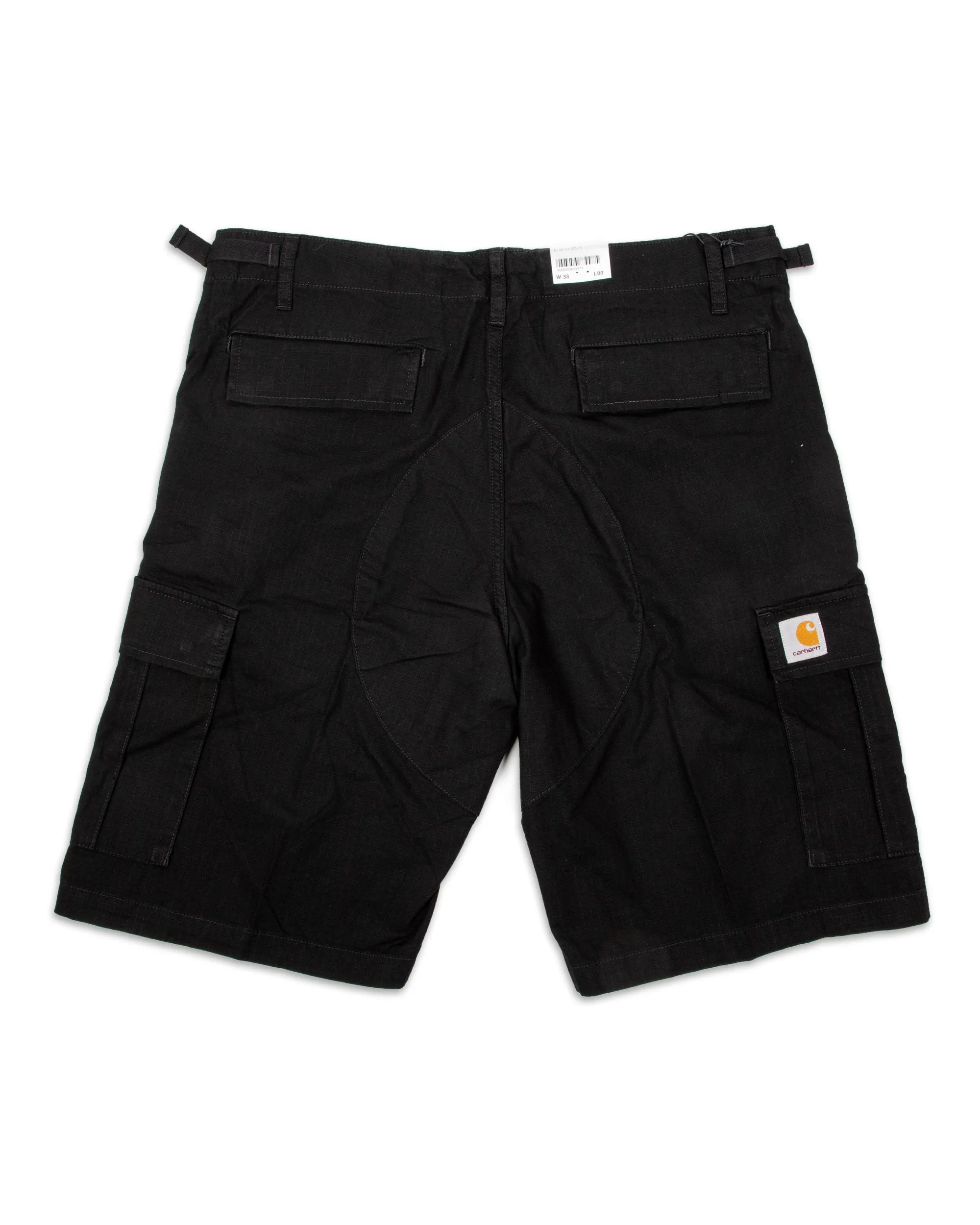 Bermuda Uomo Carhartt Wip Aviation Short Black