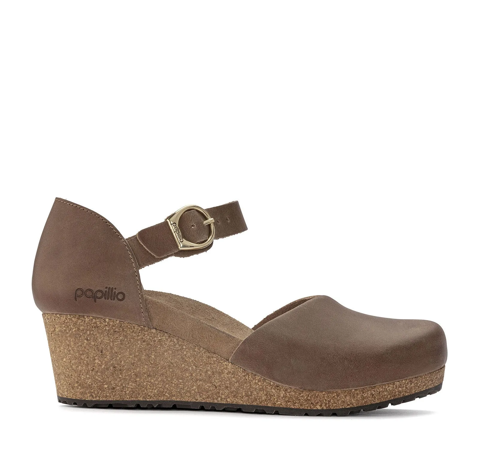 Birkenstock Mary Leather Wedge Sandal