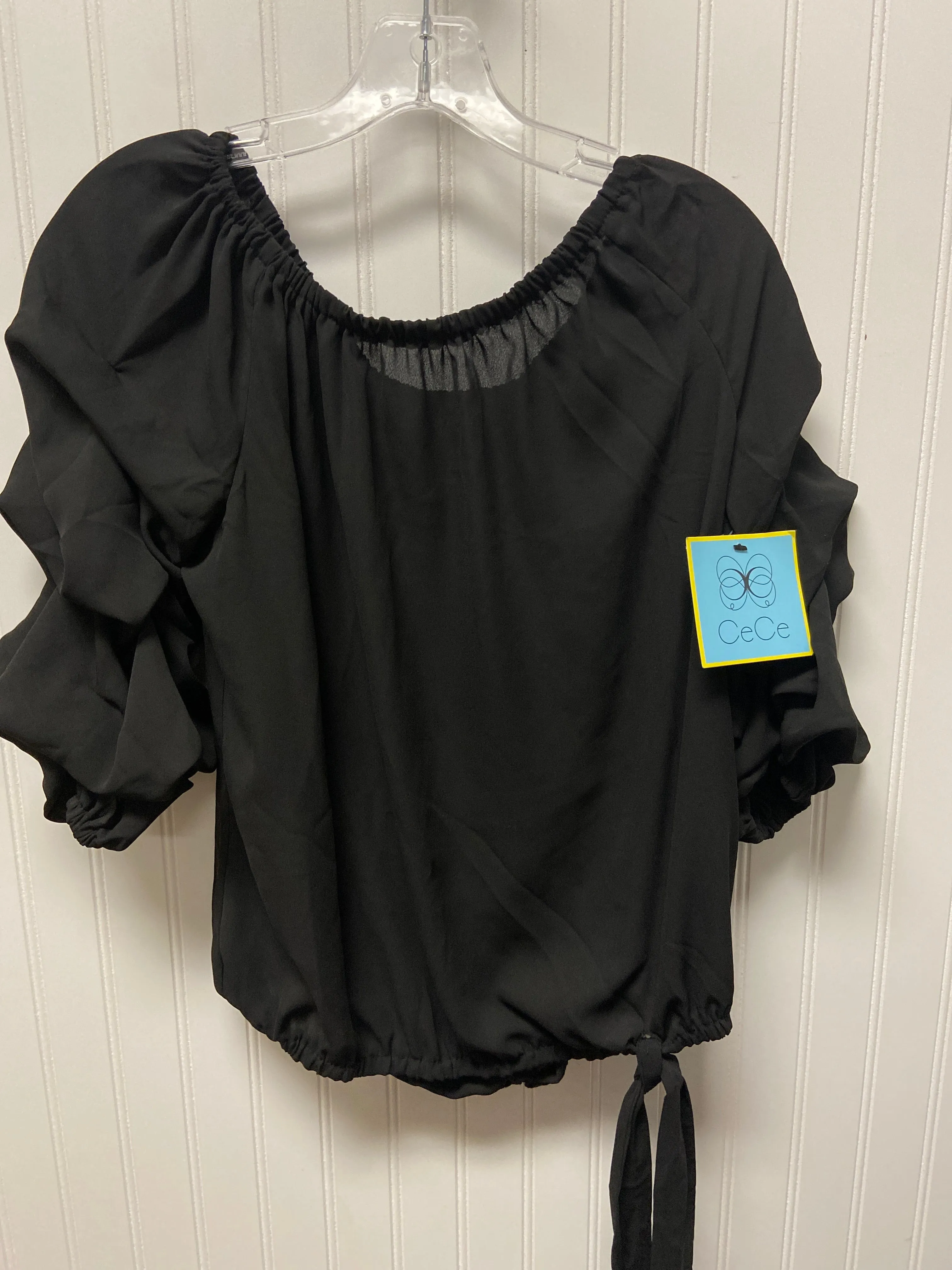 Black Blouse Long Sleeve Cece, Size M