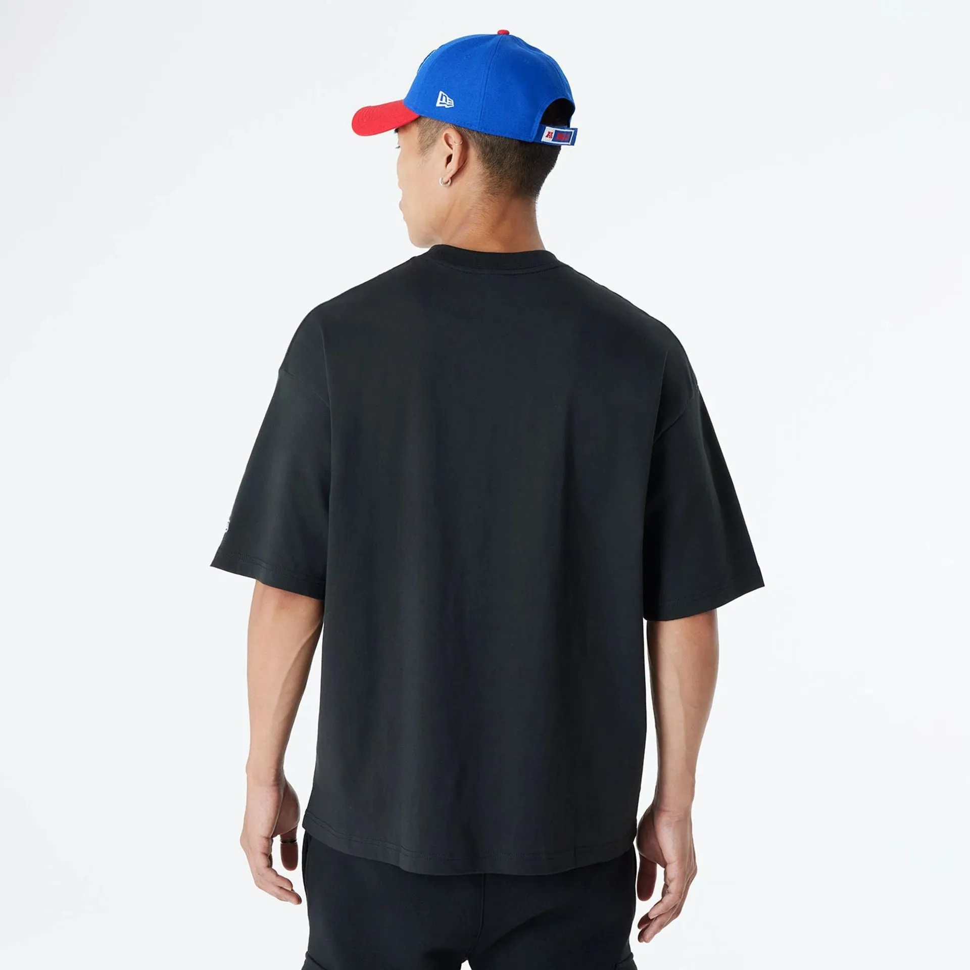 Buffalo Bills Oversized Essential Black Oversized T-Shirt