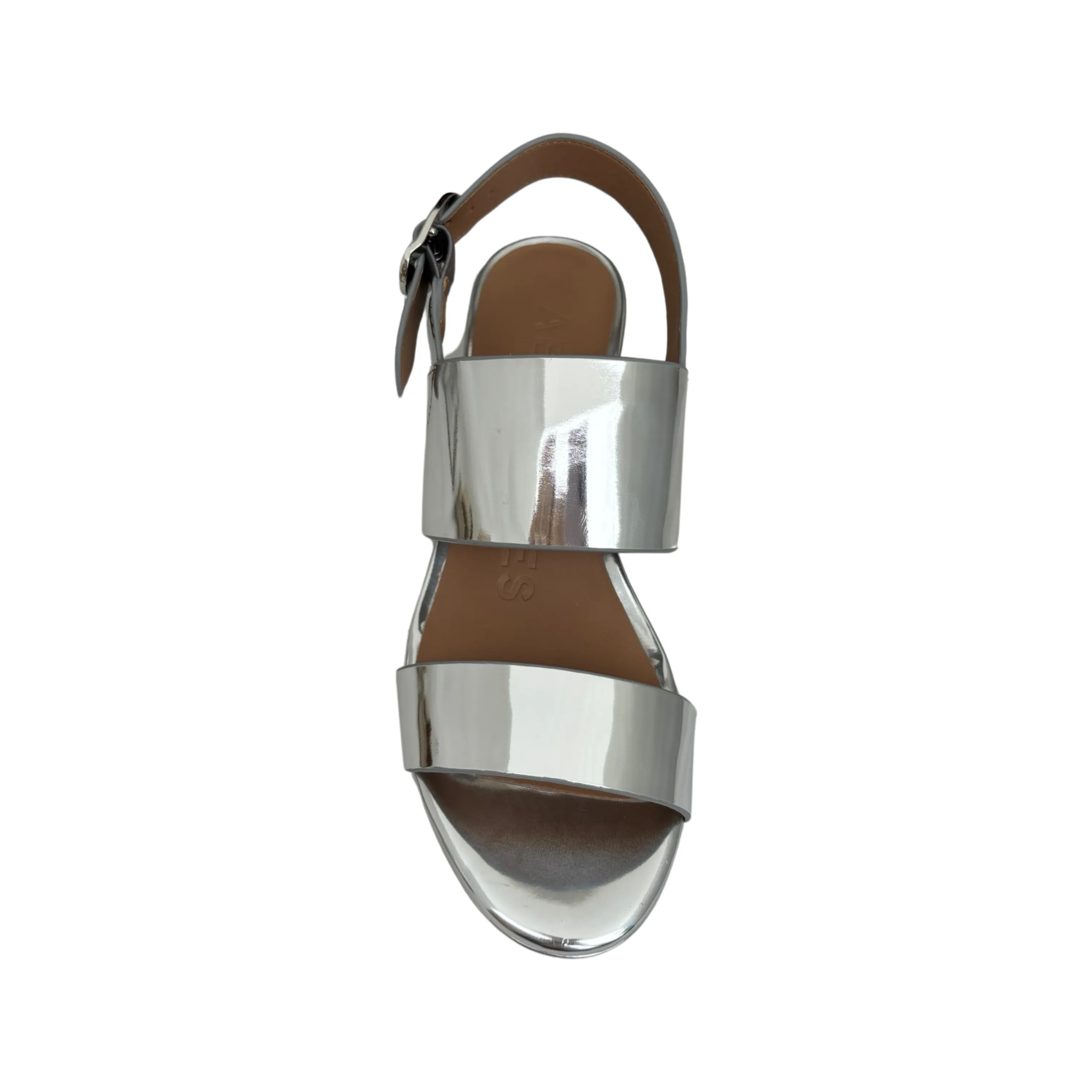 Camera Silver Metallic Sandal