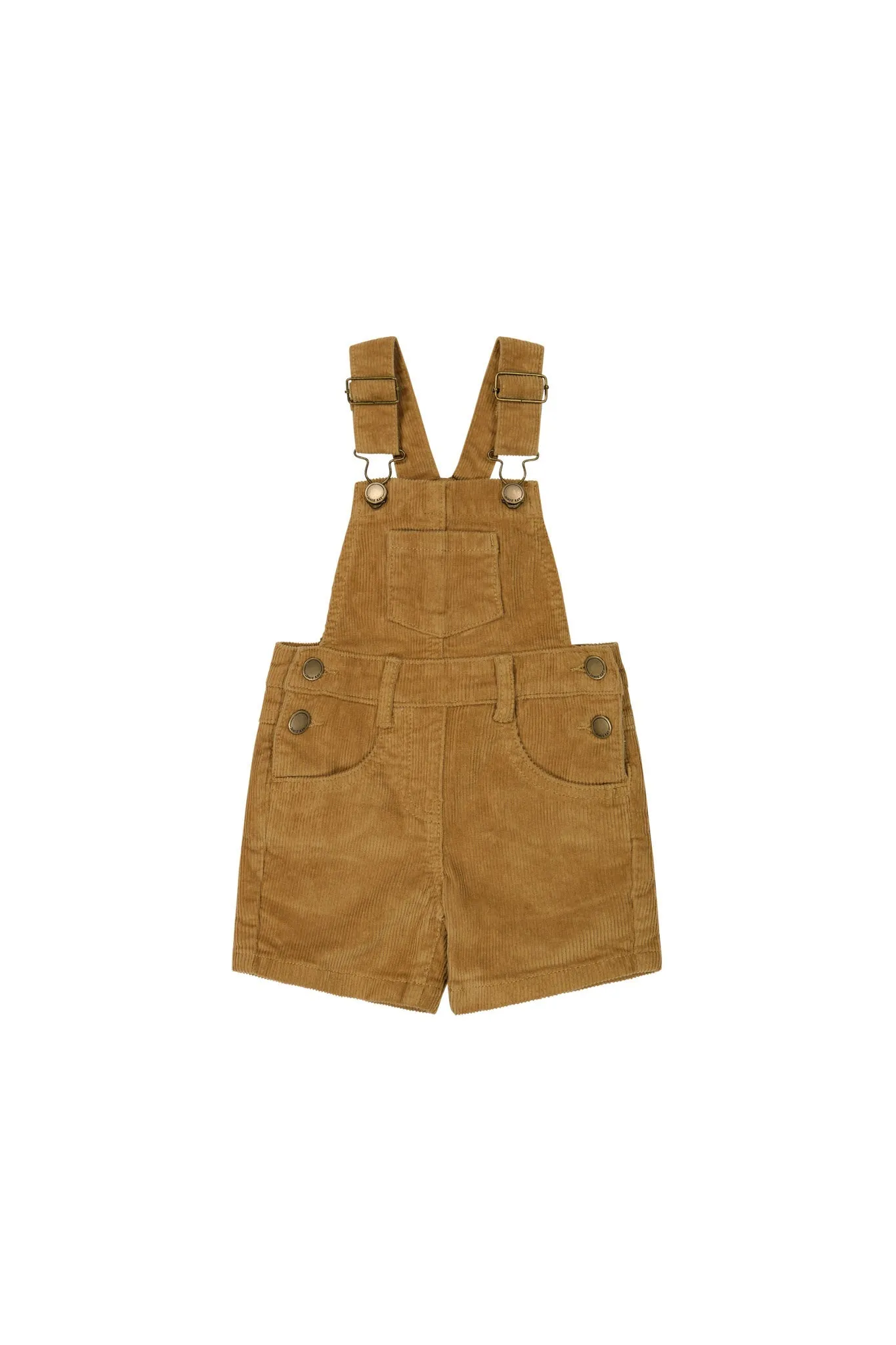 Casey Cord Short Overall - Bronzed