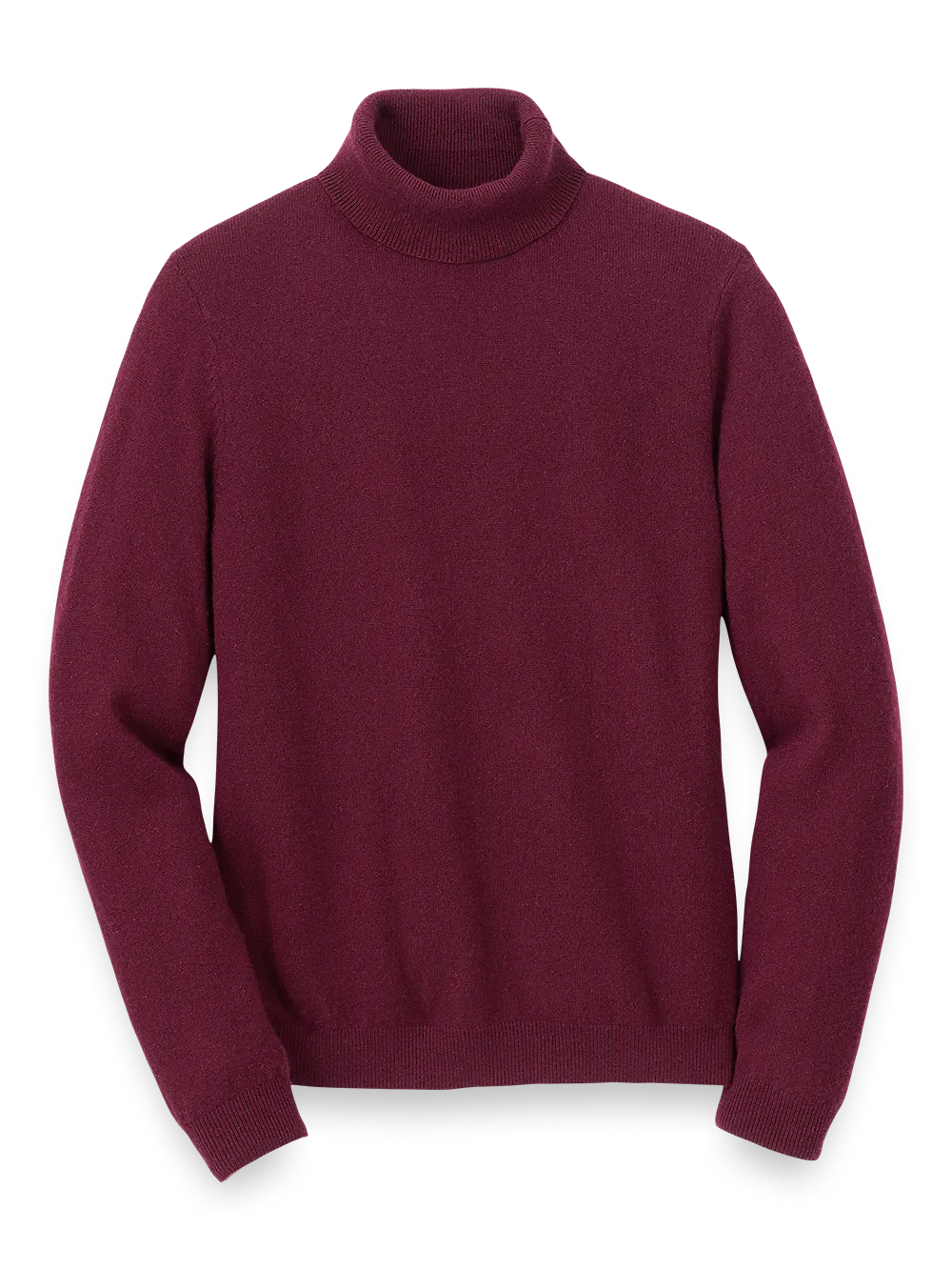 Cashmere Turtleneck Sweater - Wine