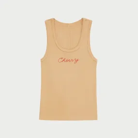 Chain Stitch Tank Top (Gold)