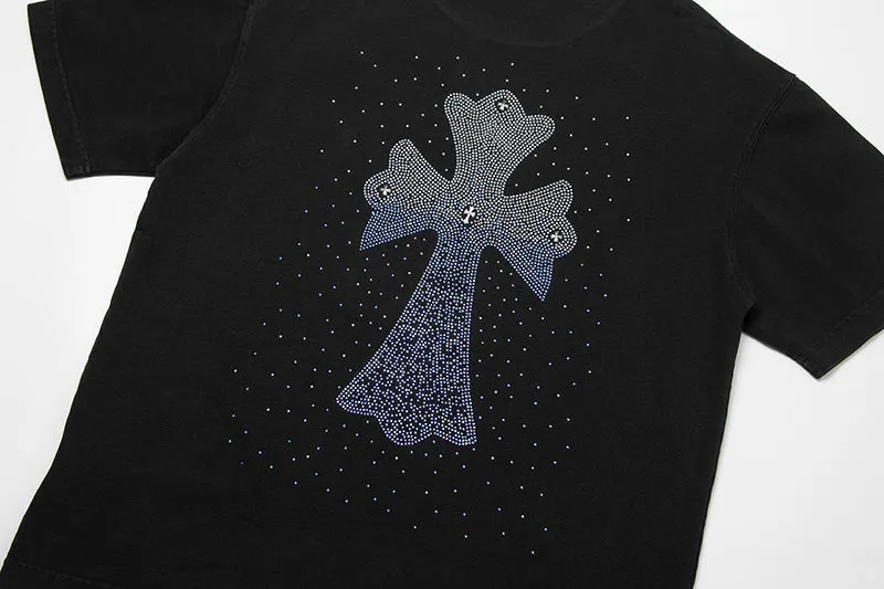 Chrome Hearts - Diamond Cross T-Shirt Black