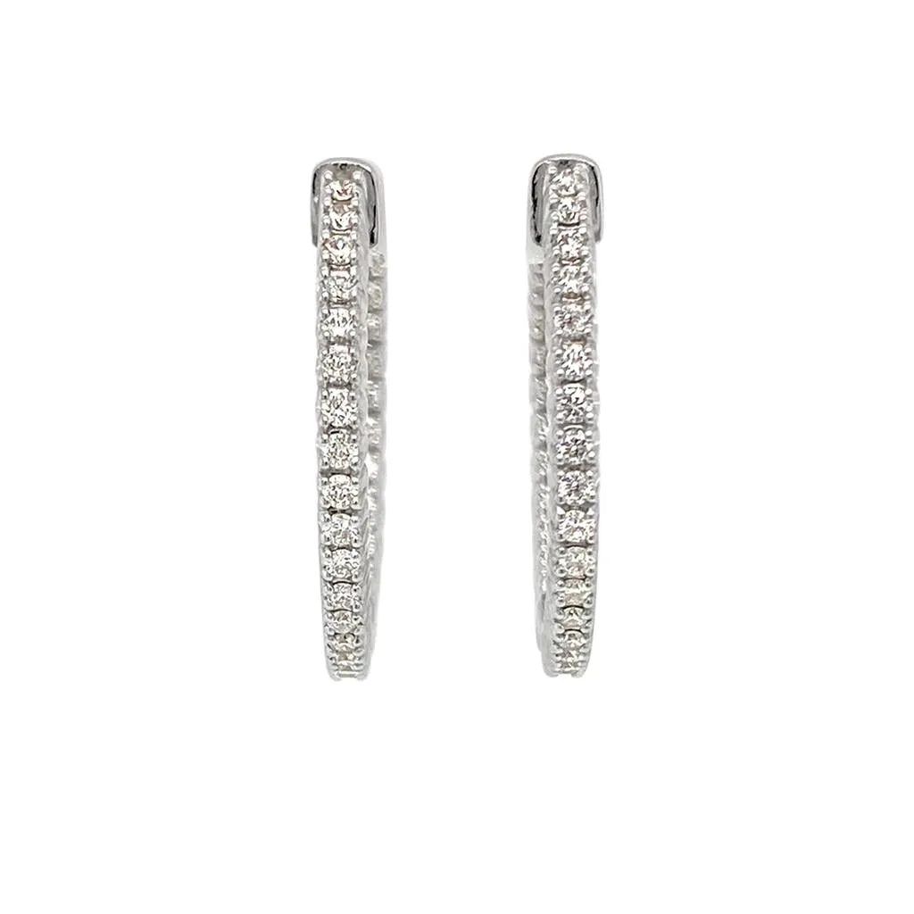 Clara by Martin Binder Diamond Hoop Earrings (0.71 ct. tw.)