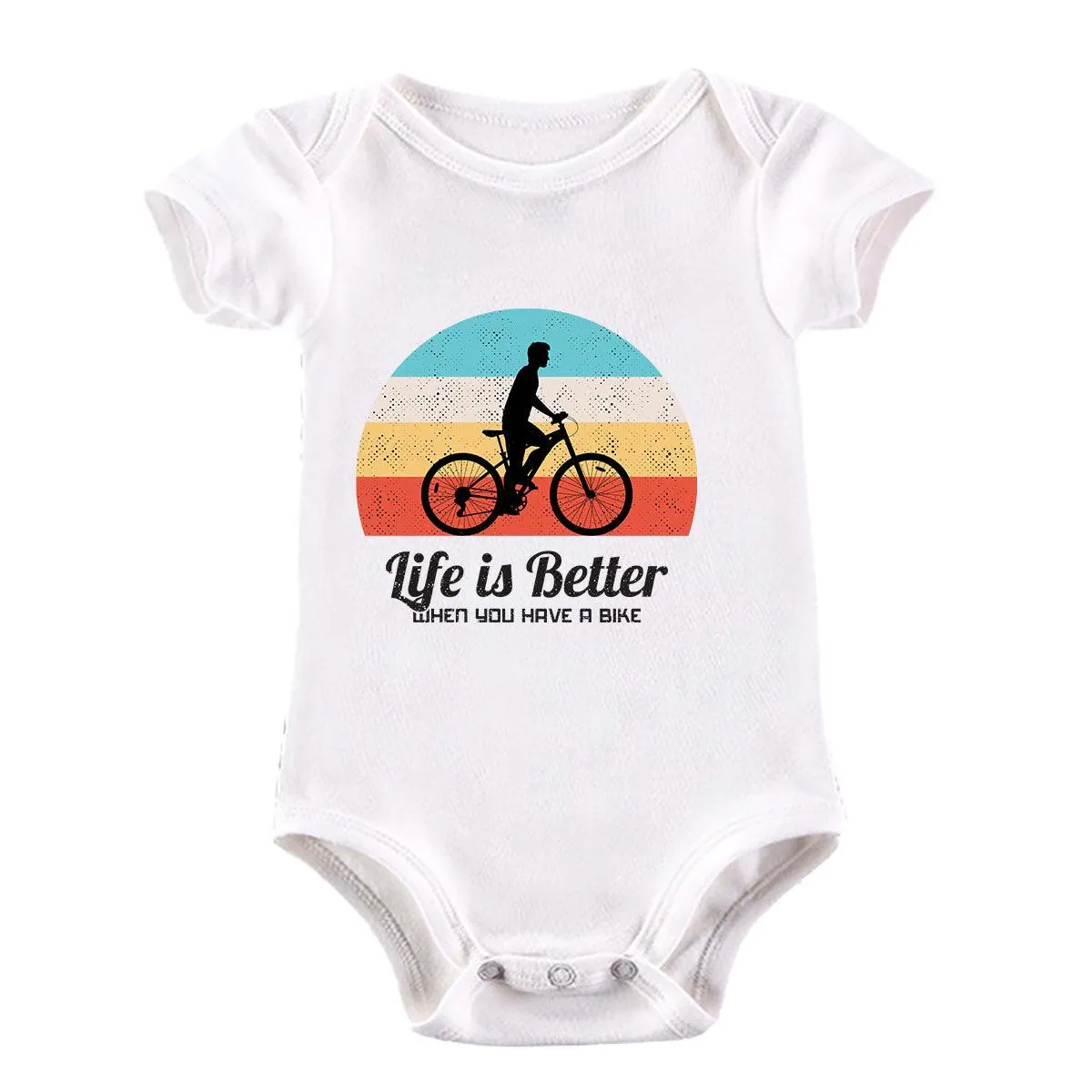 Cycling Life is better when you have a Bike Bicycle Racer Road Baby & Toddler Body Suit