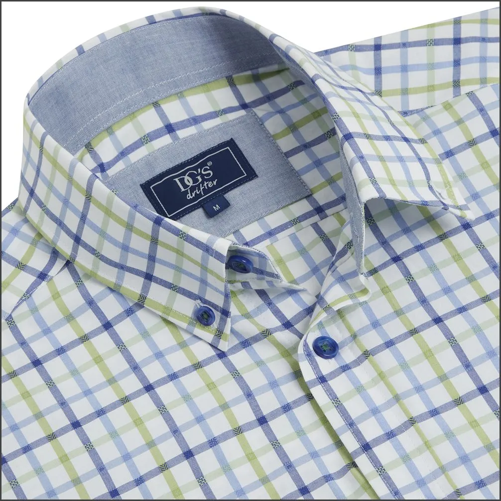 Dg's Green & Blue Check Short Sleeve-