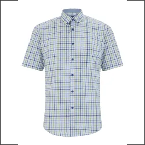 Dg's Green & Blue Check Short Sleeve-