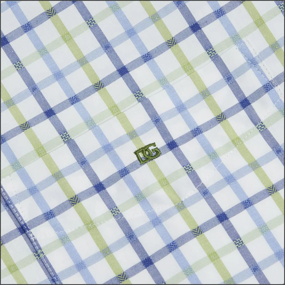 Dg's Green & Blue Check Short Sleeve-