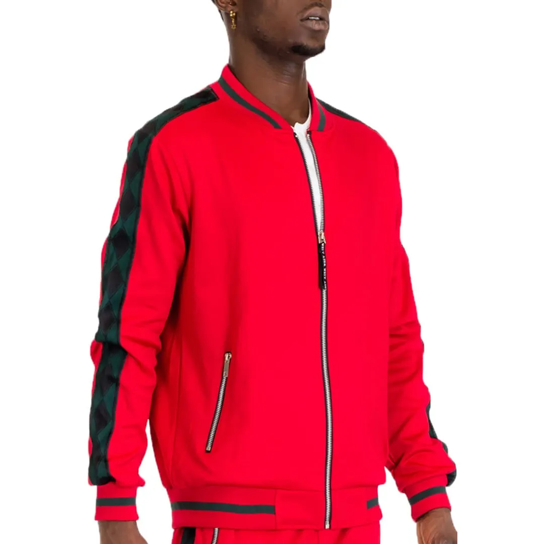 Diamond Tape Track Jacket