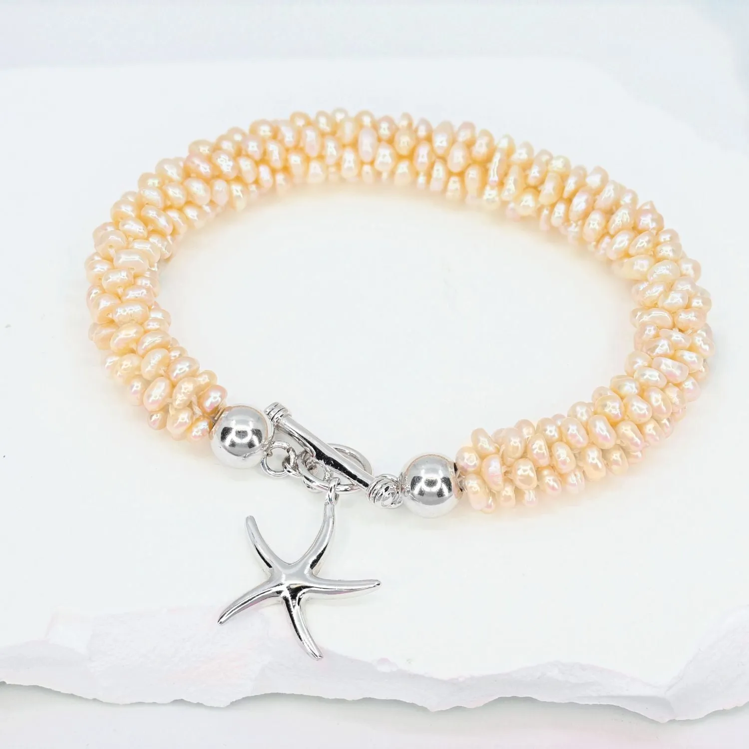 Freshwater Pearl Starfish Bracelet