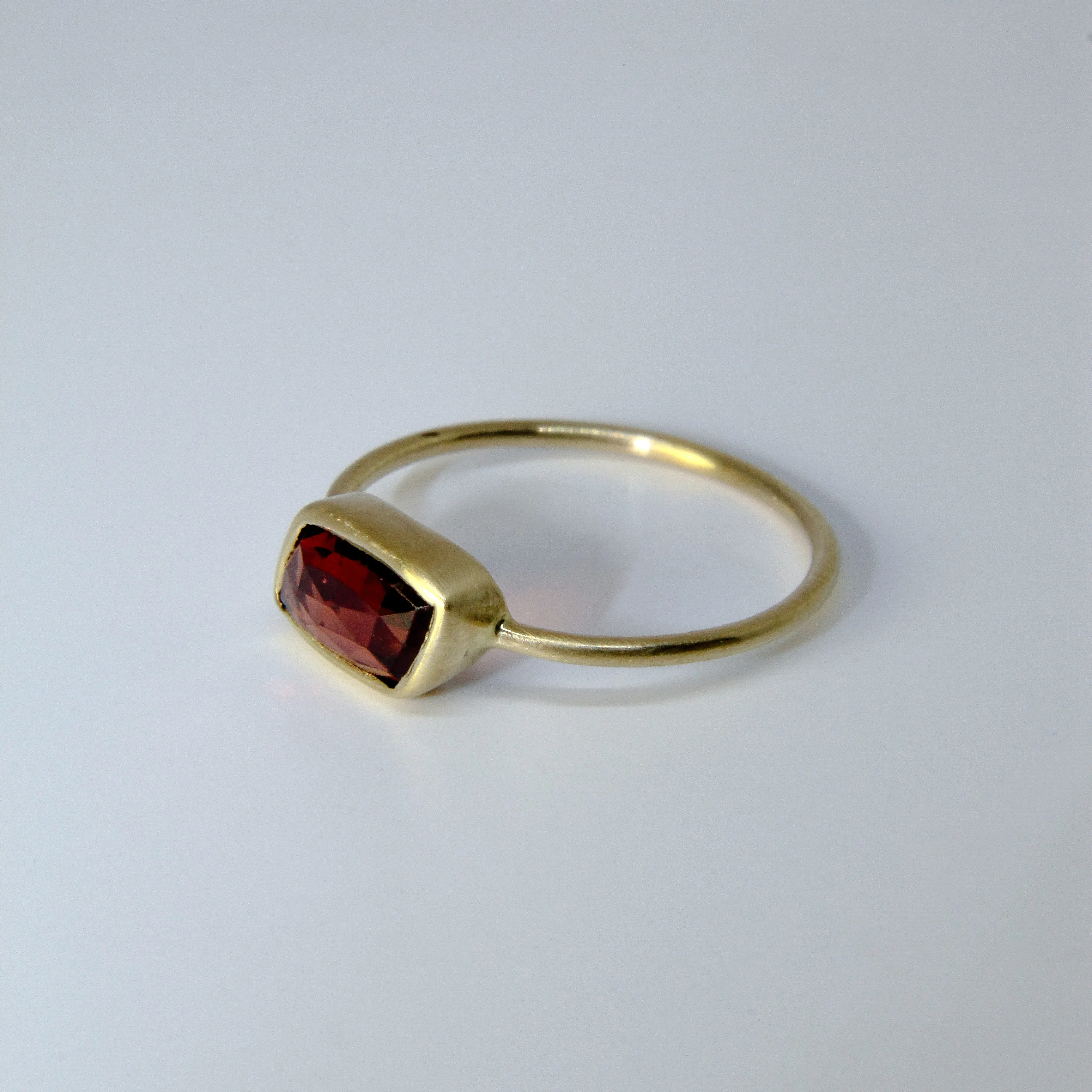 Garnet in 14k Gold by Margaret Solow