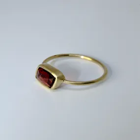 Garnet in 14k Gold by Margaret Solow