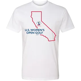 Golf U.S. Women's Open Golf State California Unisex T-Shirt