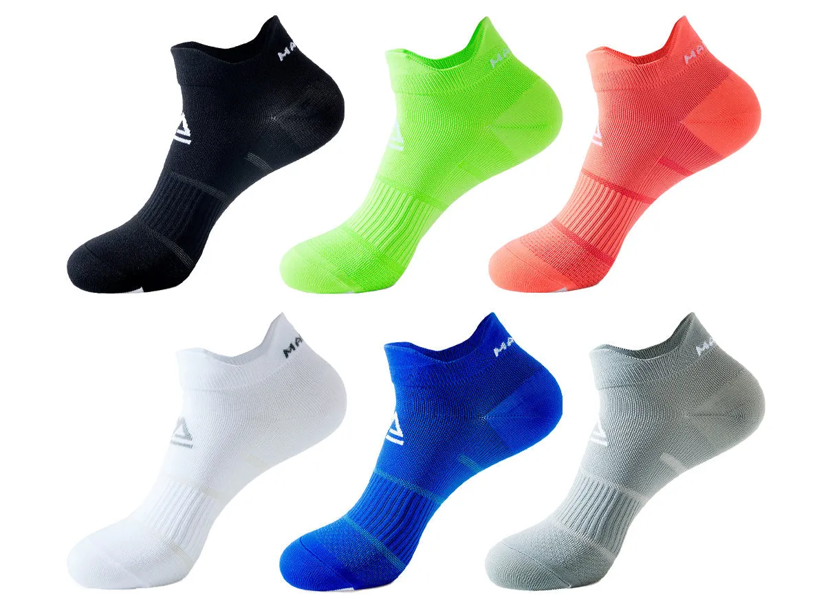 Haute Edition Unisex 6-Pack Compression Wellness Ankle Socks