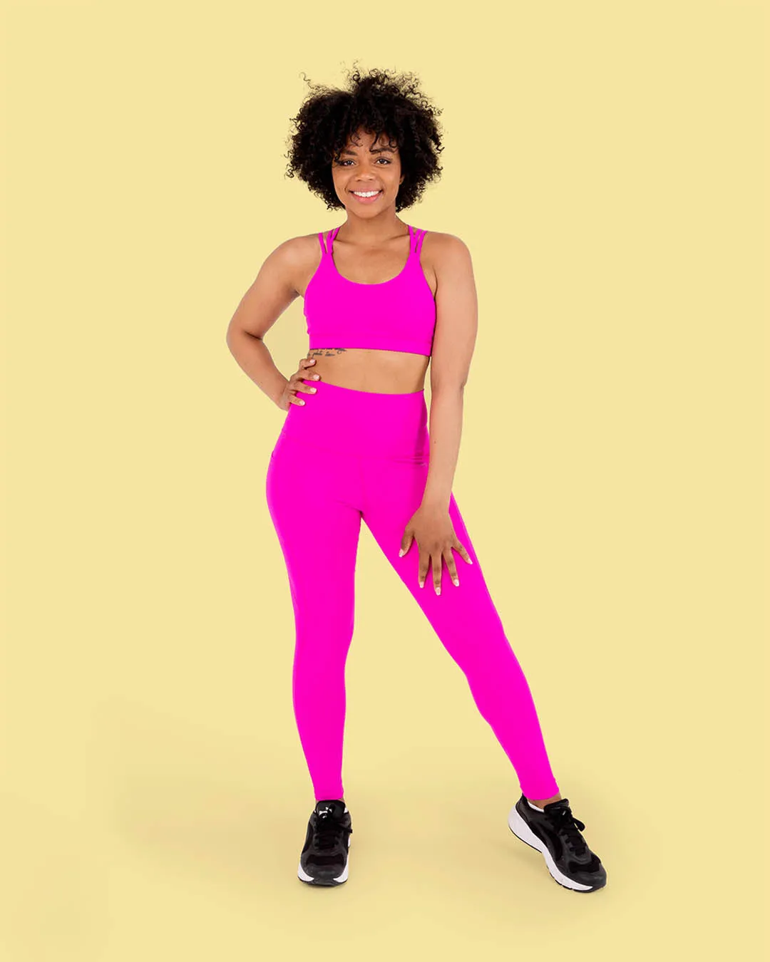 HERO Super Hold Leggings Cerise Pink