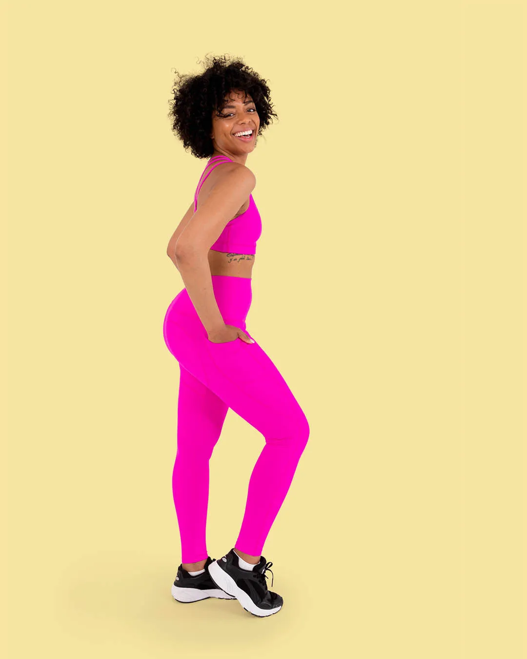 HERO Super Hold Leggings Cerise Pink