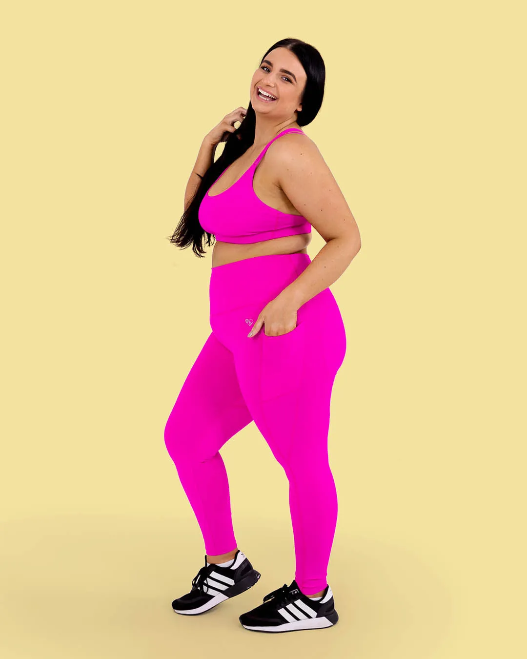 HERO Super Hold Leggings Cerise Pink