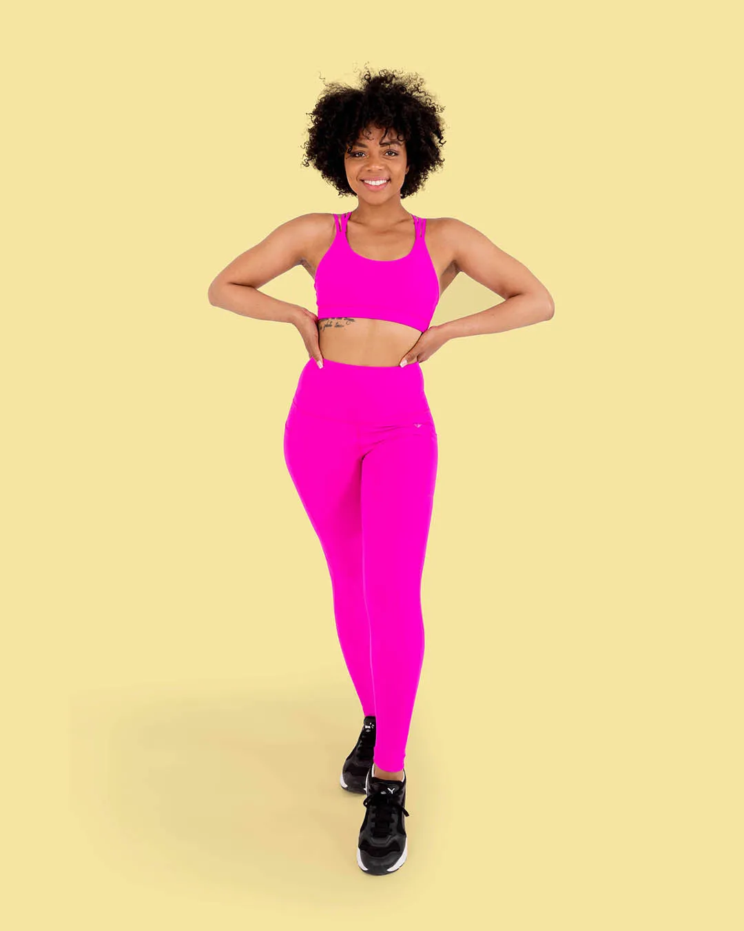 HERO Super Hold Leggings Cerise Pink