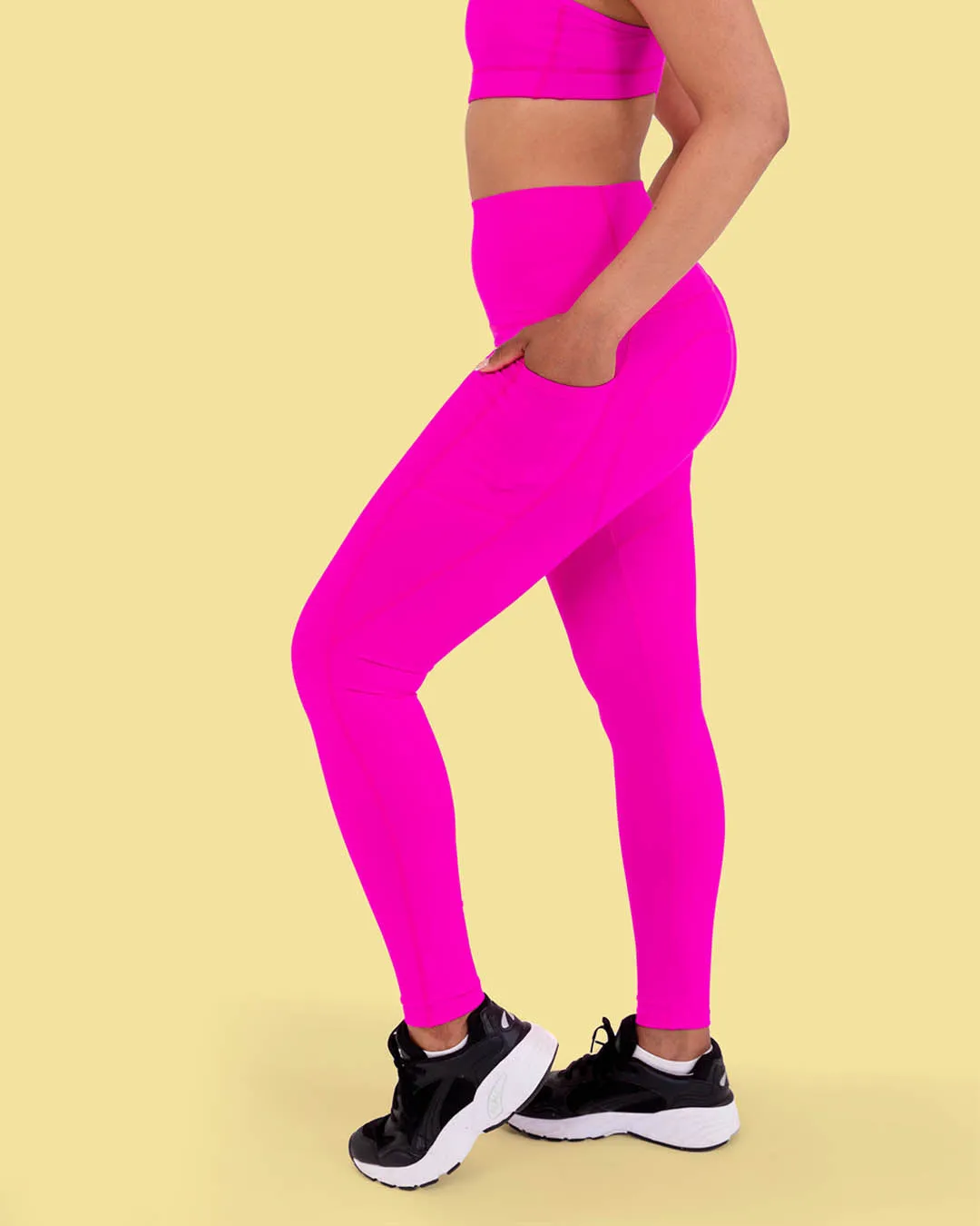 HERO Super Hold Leggings Cerise Pink