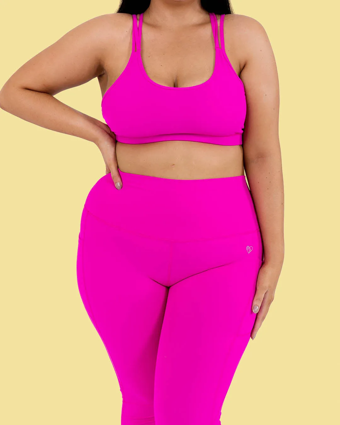 HERO Super Hold Leggings Cerise Pink