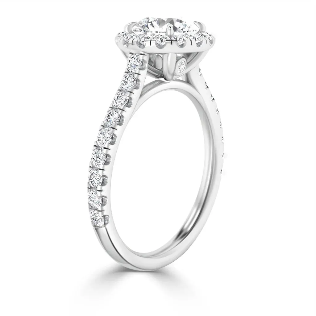 Jasmine - 18ct White Gold - Round