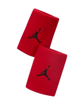 Jordan unisex basketball cuffs Jumpman Dri-Fit wristband red-black