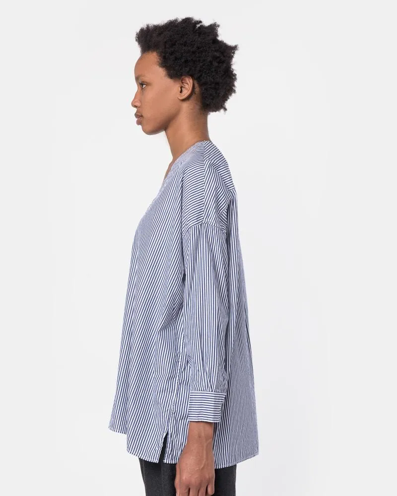 Koto Shirt in Blue Stripe