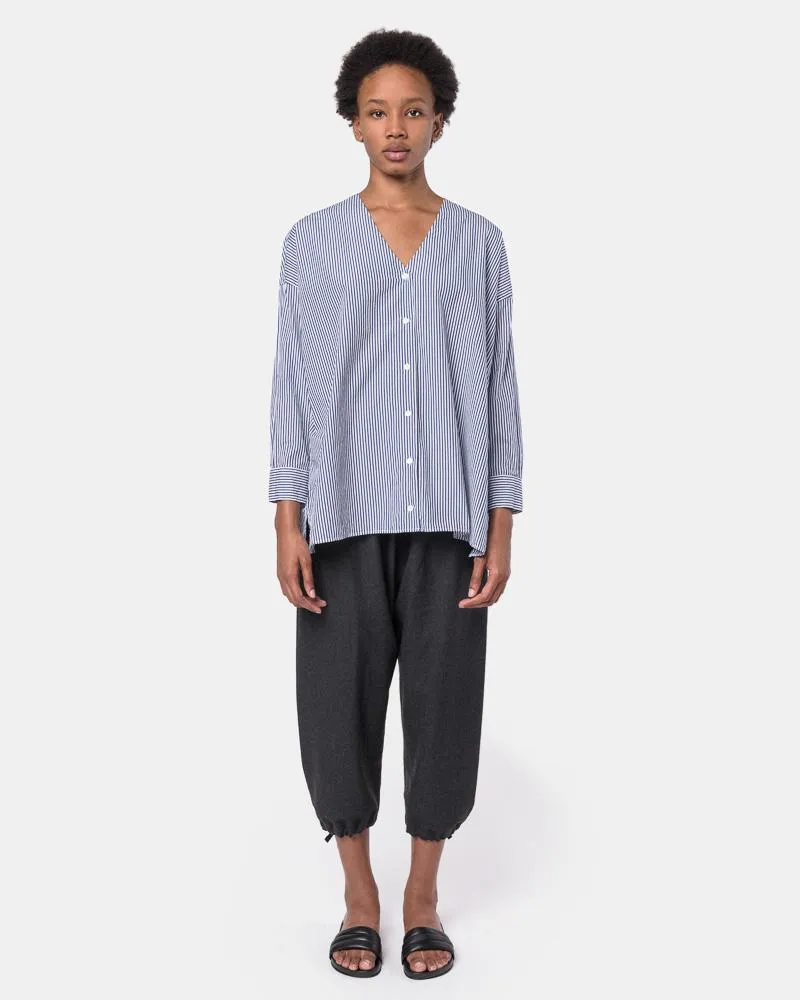 Koto Shirt in Blue Stripe