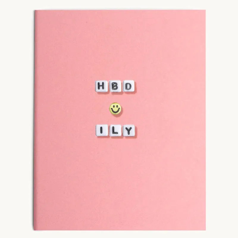 LITTLE WORDS PROJECT | HBD ILY Card