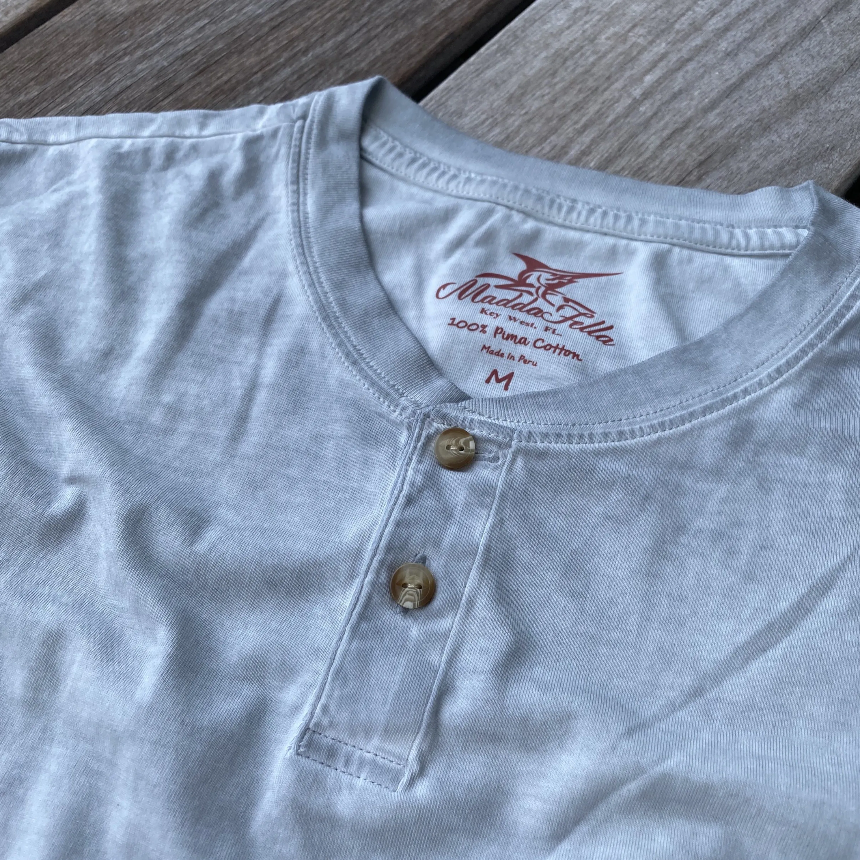 Long Sleeve Oil Wash Henley