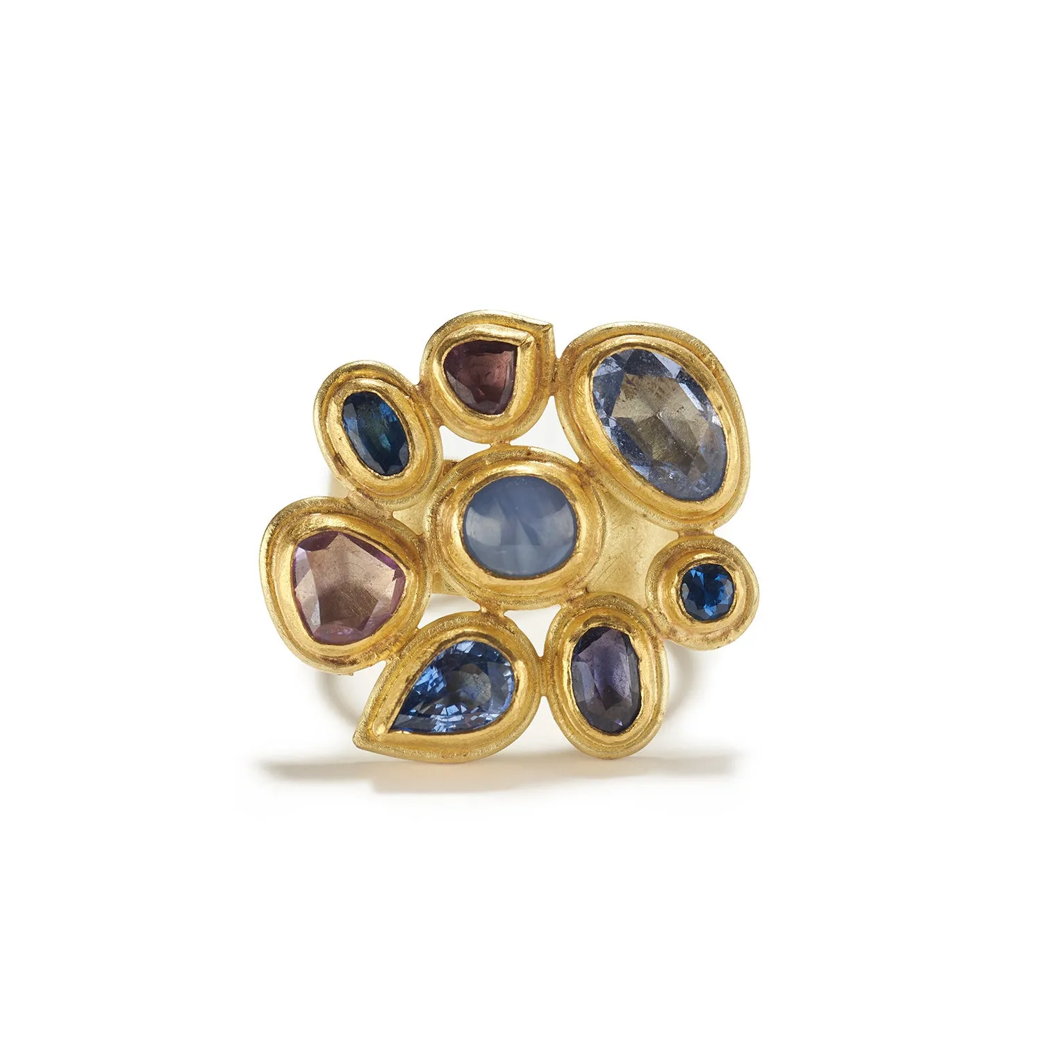 Multi Stone Sapphire Ring