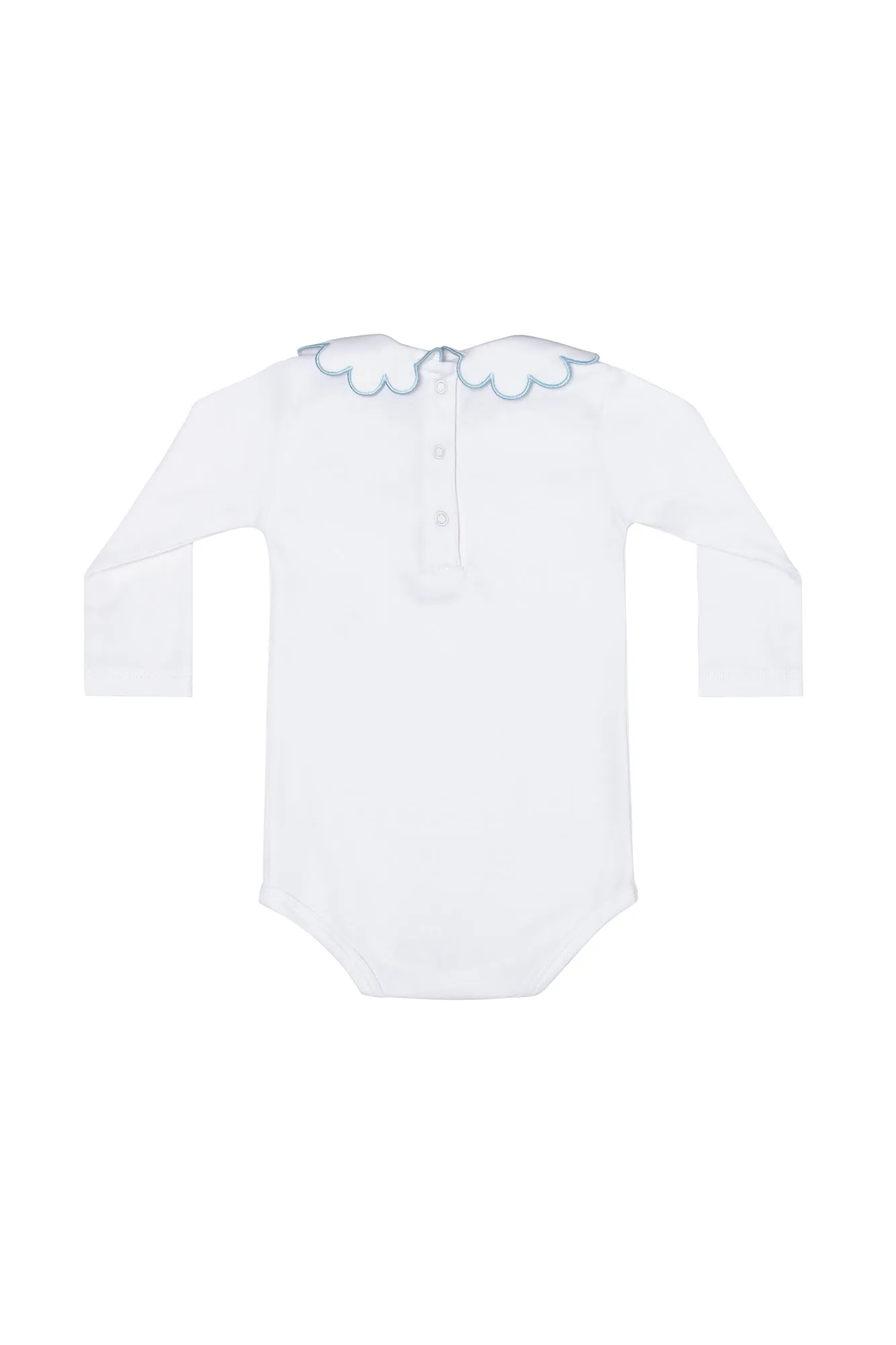 Nella Scallops Long Sleeve Onesie