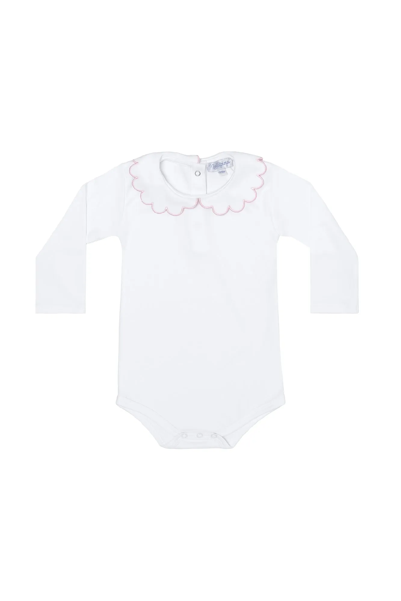 Nella Scallops Long Sleeve Onesie