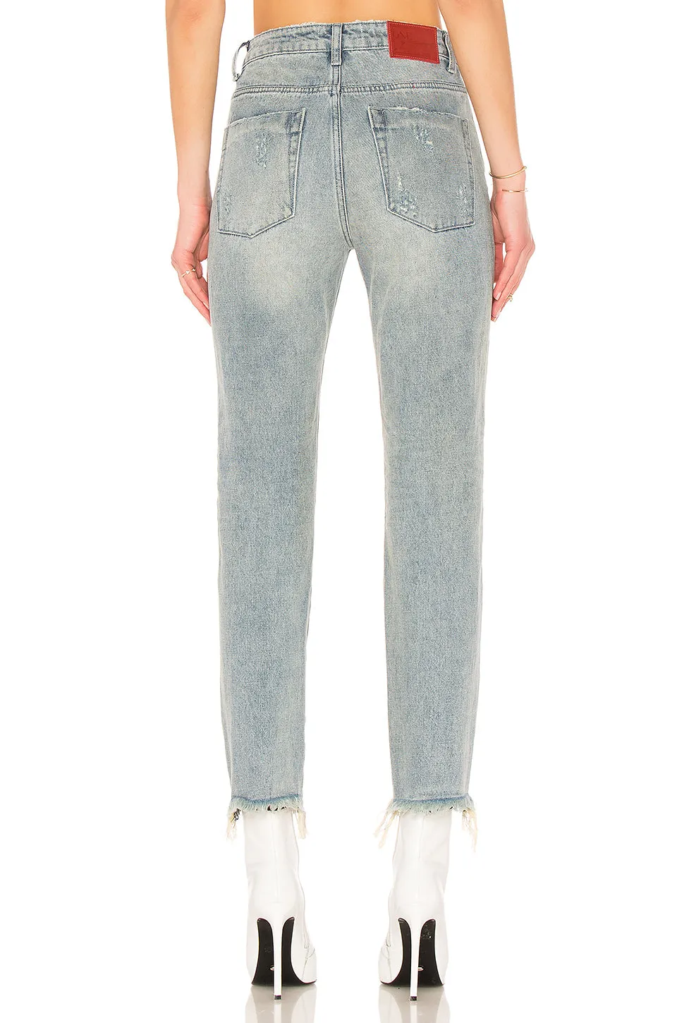 One Teaspoon Blue Storm High Waist Awesome Baggies Jeans