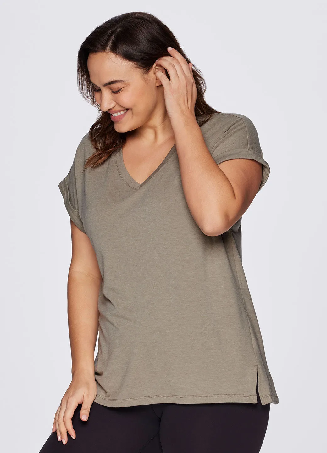 Plus Everyday V-Neck Tunic