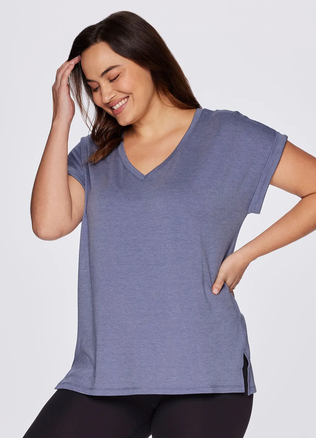 Plus Everyday V-Neck Tunic