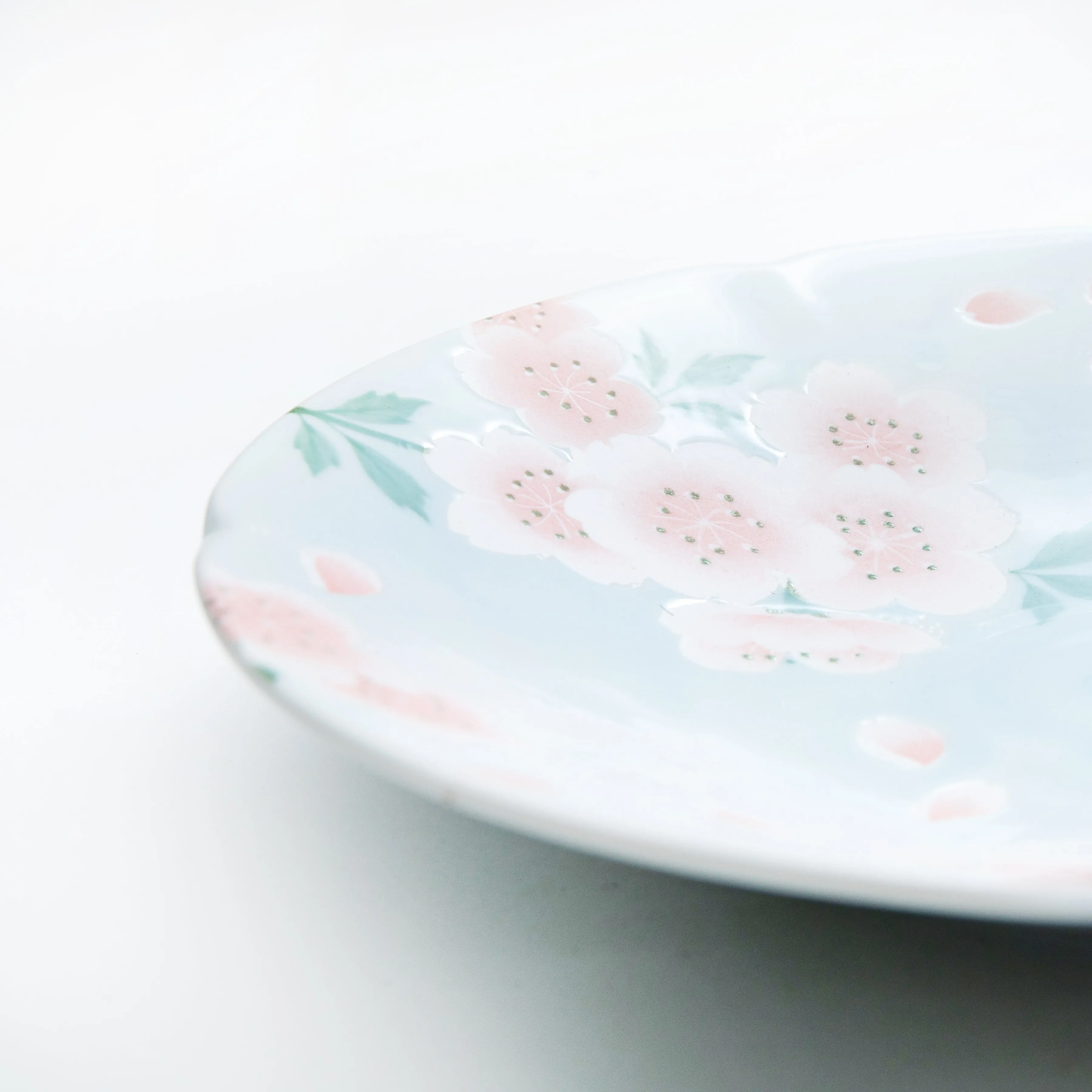 Ring of Cherry Blossom Porcelain Plate