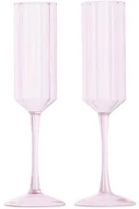 Scalloped Flutes Set - (3 colors)