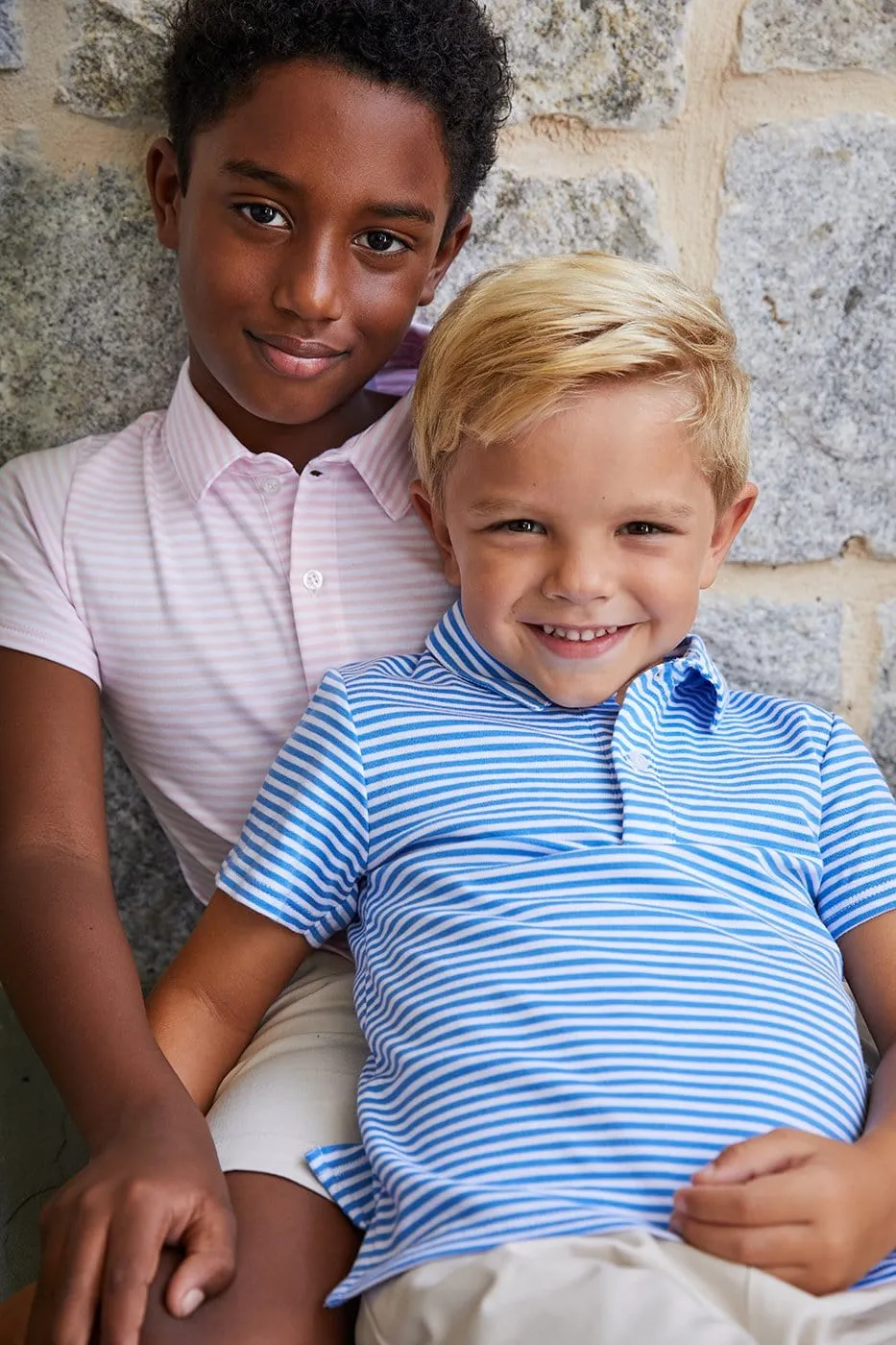 Short Sleeve Polo - Regatta Stripe