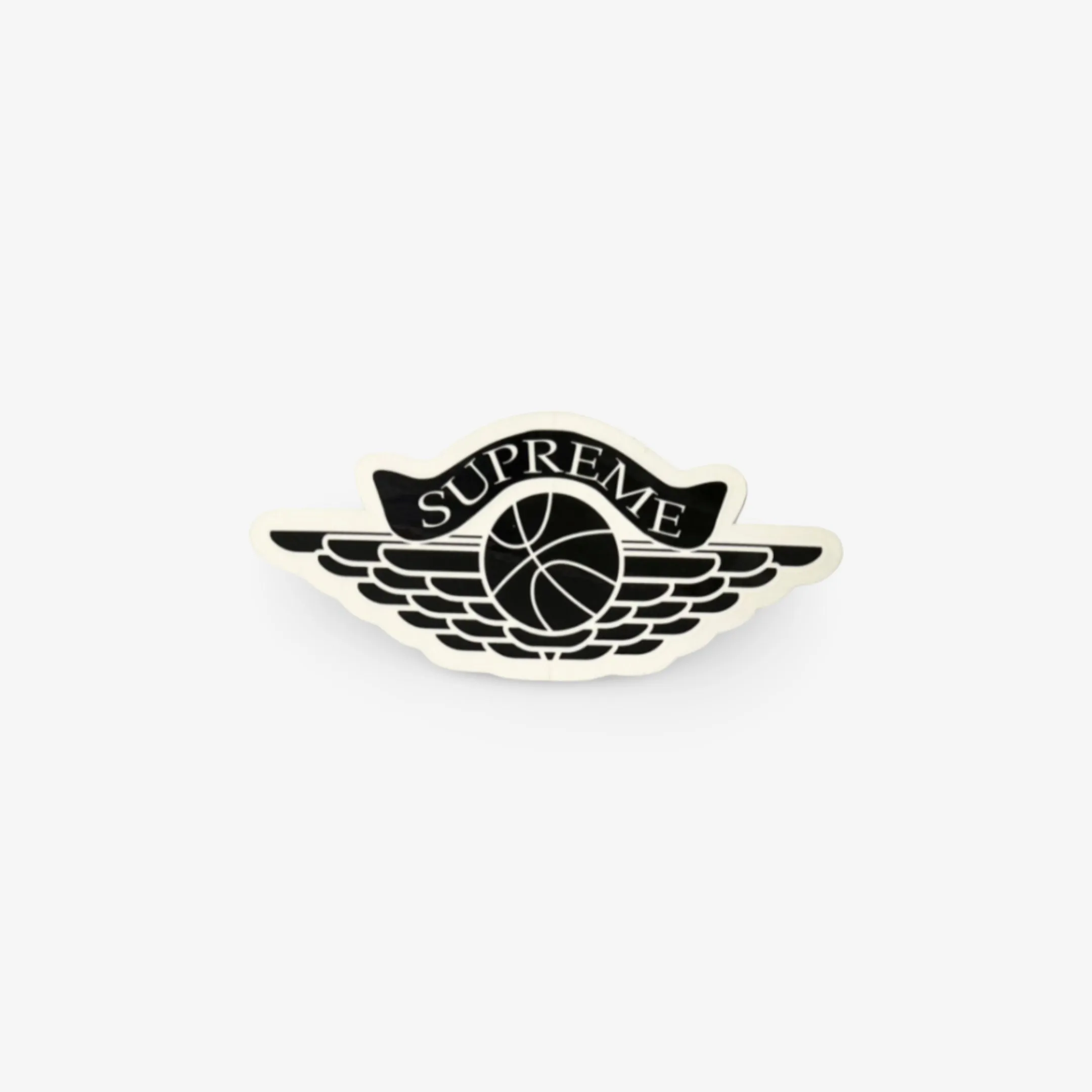 Supreme Sticker 'Michael Jordan Wings Logo' (Set of 6) Black / UNC Blue / Red (Standard   Mini) 1998