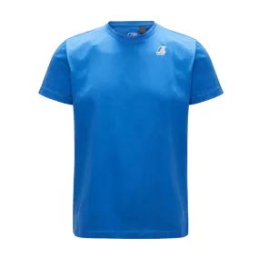 T-shirt K-Way Le Vrai Edouard Blu Royal